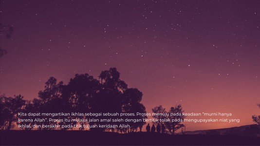 Menuju Ikhlas Menuju Ikhlas