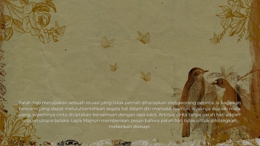 Layla-Majnun Menyikapi Patah Hati Layla-Majnun Menyikapi Patah Hati