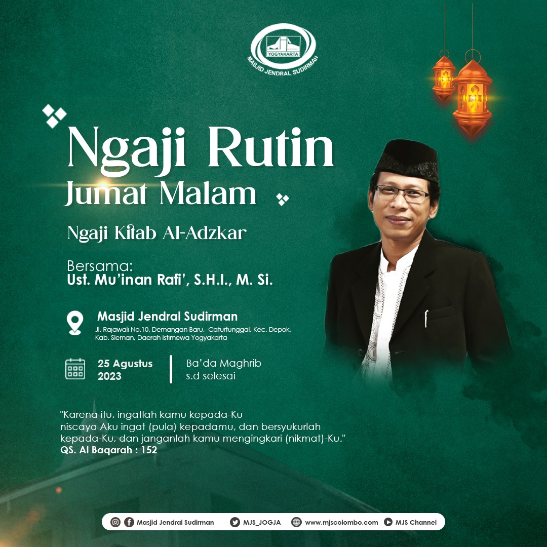 Ngaji Kitab Al-Adzkar : Ust. Muinan Rafi' - Perhatikan 7 Tulang Saat Sujud Ngaji Kitab Al-Adzkar : Ust. Muinan Rafi' - Perhatikan 7 Tulang Saat Sujud