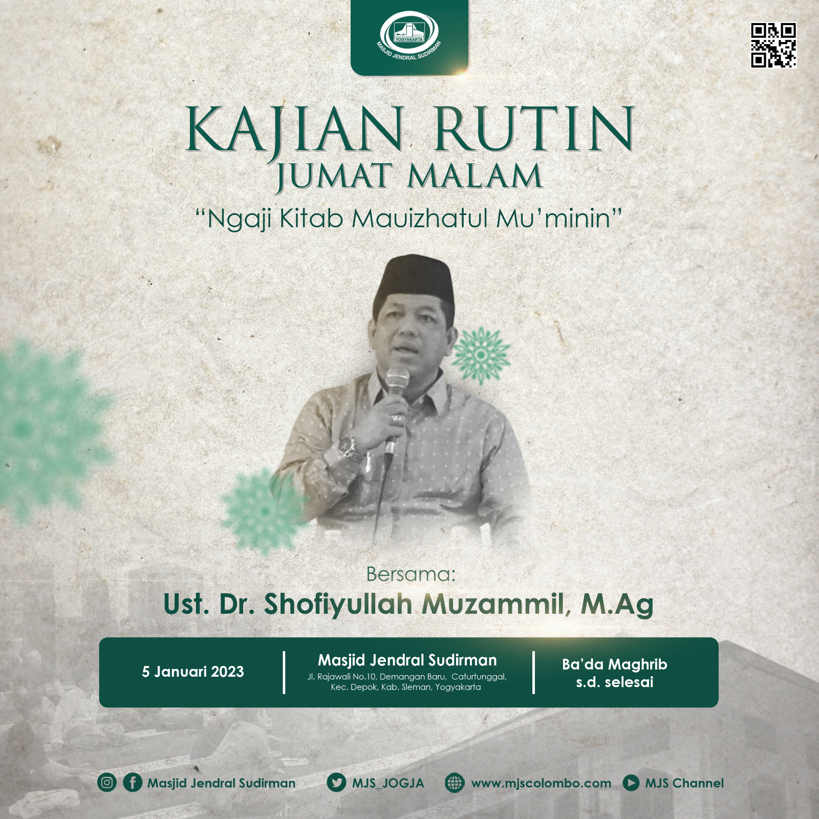 Ngaji Kitab Maui'zatul Mu'minin : Dr. H. Shofiyullah Muzammil, M. Ag - Keutamaan untuk Mengajar Ngaji Kitab Maui'zatul Mu'minin : Dr. H. Shofiyullah Muzammil, M. Ag - Keutamaan untuk Mengajar